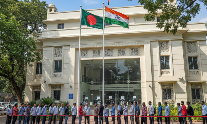 High Commission of India Dhaka visa service suspension Bangladesh tourist visa