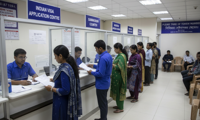 India Visa Application Centre IVAC Dhaka application process