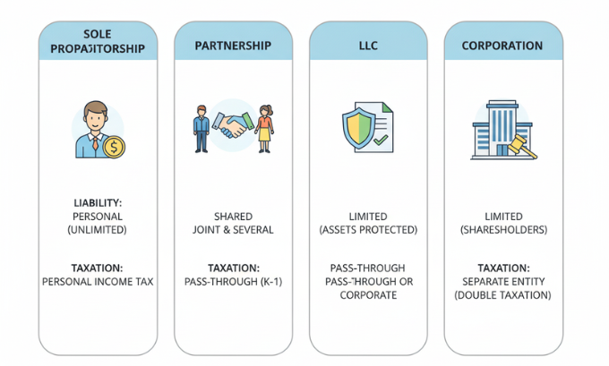 The Different Types of Business Structures